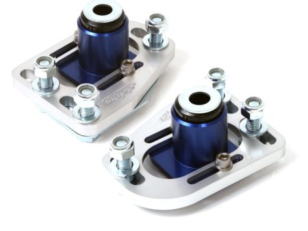 BBK 79-93 Mustang Caster Camber Plate Kit - Silver Anodized Finish For Cheap