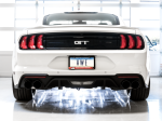 AWE Tuning 2018+ Ford Mustang GT (S550) Cat-back Exhaust - Touring Edition (Quad Diamond Black Tips) on Sale