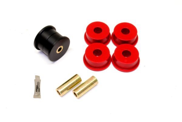 BMR 12-15 5th Gen Camaro Differential Mount Bushing Kit (Poly Delrin Combo) - Black Red For Discount