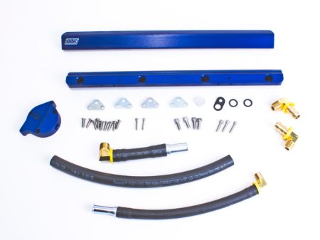 BBK 86-93 Mustang 5.0 High Flow Billet Aluminum Fuel Rail Kit Discount