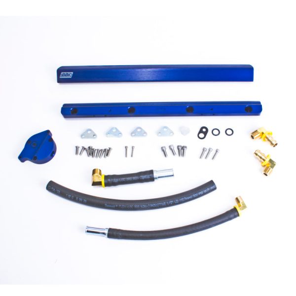 BBK 86-93 Mustang 5.0 High Flow Billet Aluminum Fuel Rail Kit Discount