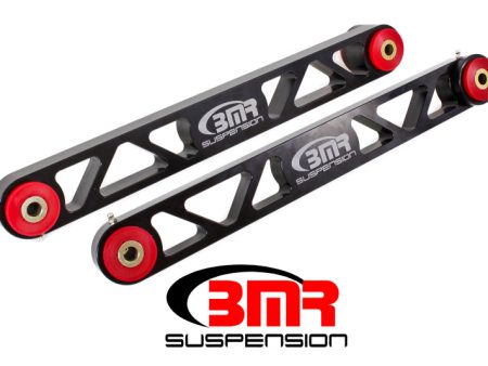 BMR 05-14 S197 Mustang Billet Aluminum Lower Control Arms (Polyurethane) - Black Anodized Hot on Sale