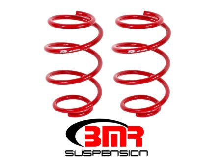 BMR 15-17 S550 Mustang Front Performance Version Lowering Springs - Red Cheap