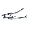 BBK 86-93 Mustang 5.0 High Flow H Pipe With Catalytic Converters - 2-1 2 Online Hot Sale