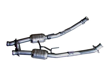 BBK 86-93 Mustang 5.0 High Flow H Pipe With Catalytic Converters - 2-1 2 Online Hot Sale