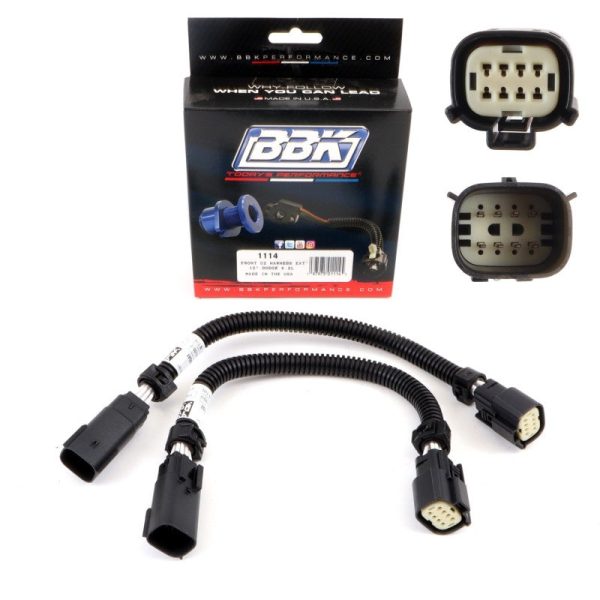 BBK 05-20 Dodge Hellcat 6.2L 6 Pin Front O2 Sensor Wire Harness Extensions 12 (pair) Online Hot Sale