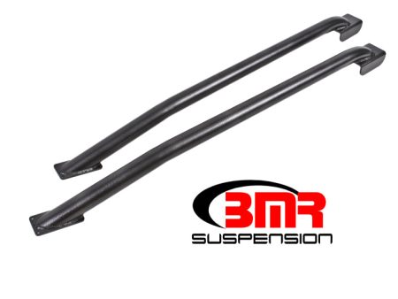 BMR 79-04 Fox Mustang Hardtop Only Weld-On Boxed STD. Subframe Connectors - Black Hammertone Online Hot Sale