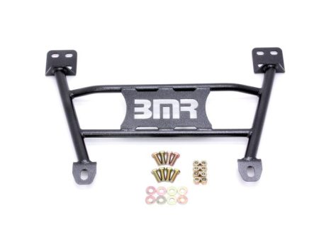 BMR 05-14 S197 Mustang Radiator Support Chassis Brace - Black Hammertone Hot on Sale