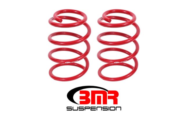 BMR 07-14 Shelby GT500 Front Performance Version Lowering Springs - Red Discount