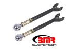 BMR 08-17 Challenger Lower Trailing Arms w  On-Car Adj. Rod Ends - Black Hammertone Hot on Sale