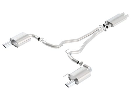 Borla Touring Cat-Back 15 Ford Mustang GT 5.0L V8 MT AT 2.5in pipe 4in tip Supply