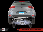 AWE Tuning VW MK7 Golf 1.8T Track Edition Exhaust w Diamond Black Tips (90mm) For Discount