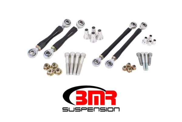 BMR 08-17 Challenger Front and Rear Sway Bar End Link Kit - Black Cheap