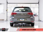 AWE Tuning VW MK7 Golf 1.8T Touring Edition Exhaust w Chrome Silver Tips (90mm) For Sale