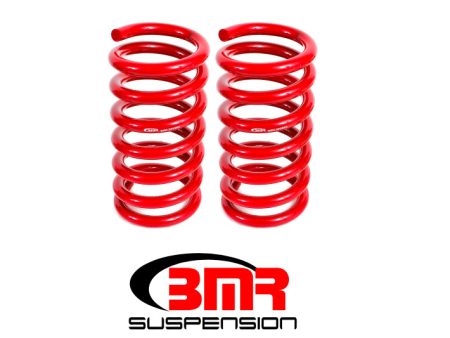 BMR 15-17 S550 Mustang Rear Drag Version Lowering Springs - Red Online Hot Sale