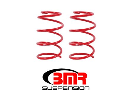 BMR 05-14 S197 Mustang GT Front Drag Version Lowering Springs - Red For Cheap