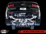 AWE Tuning S550 Mustang GT Cat-back Exhaust - Touring Edition (Chrome Silver Tips) on Sale