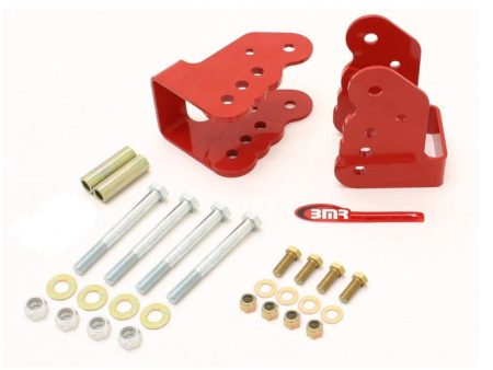 BMR 78-87 G-Body Bolt-On Control Arm Relocation Brackets - Red Online Sale