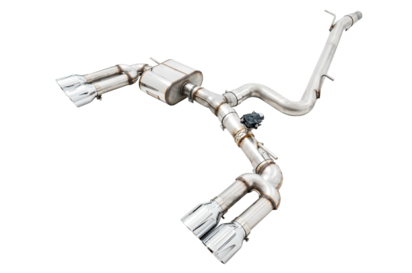 AWE Tuning Audi 8V S3 SwitchPath Exhaust w Chrome Silver Tips 102mm Online now