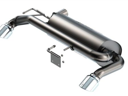 Borla 21-22 Ford Bronco 2.7L V6 4WD Touring Axle Back Exhaust w  Bright Chrome Tips For Cheap