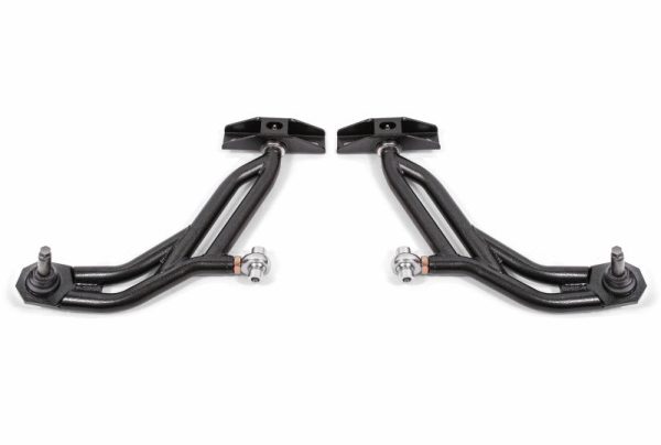 BMR 10-14 Ford Mustang Adj. Lower A-Arms w  Delrin Rod End   19mm Tall Ball Joint - Black Hammertone on Sale