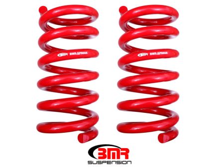 BMR 15-17 S550 Mustang Rear Handling Version Lowering Springs - Red Cheap