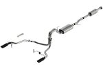 Borla F-150 2021 3.3L CC SB EC STB XL XLT Lariat KR Plnm LTD 3 2.25 SRE Cat-Back ATAK Black CHR Tips For Cheap