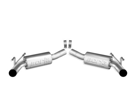 Borla 10-11 Chevy Camaro SS Coupe Convertible 6.2L 8cyl SS S-Type Exhaust (REAR SECTION ONLY) Fashion