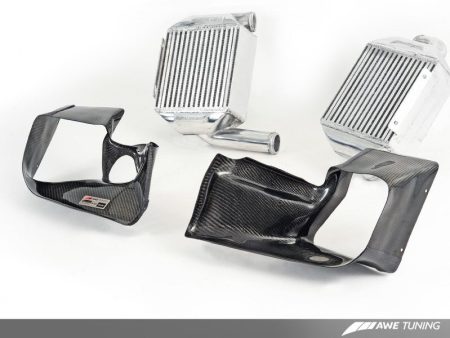 AWE Tuning Audi 2.7T Performance Intercooler Kit - w Carbon Fiber Shrouds Cheap