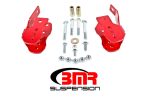 BMR 05-14 S197 Mustang Bolt-On Control Arm Relocation Brackets - Red Supply