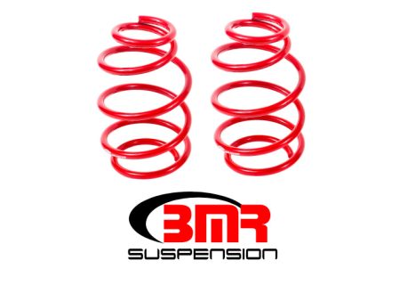 BMR 10-15 5th Gen Camaro V8 Front Lowering Springs - Red Online