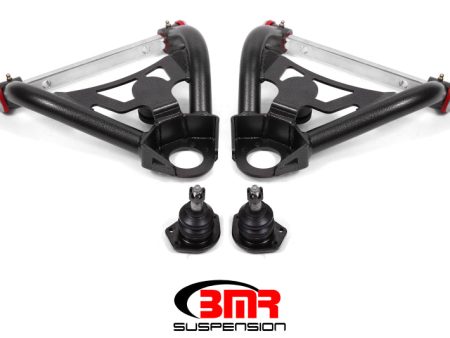 BMR 64-72 A-Body Upper Non-Adj. A-Arms w  Stock Spindles (Polyurethane) - Black Hammertone For Discount