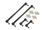 BMR 10-11 5th Gen Camaro Front and Rear Sway Bar End Link Kit - Black Sale