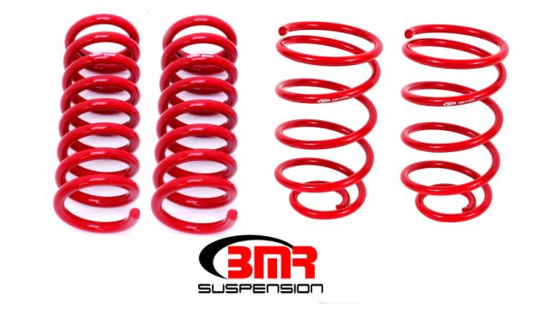 BMR 64-66 A-Body Lowering Spring Kit (Set Of 4) - Red Discount