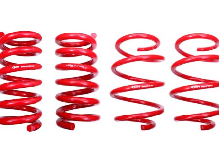 BMR 15-18 S550 Mustang Lowering Spring Kit (Set Of 4) - Red Online Hot Sale