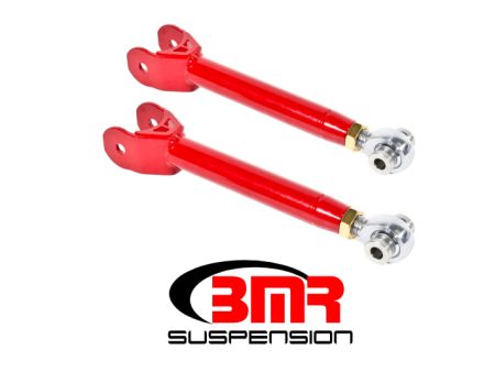 BMR 16-17 6th Gen Camaro Upper Trailing Arms w  Single Adj. Rod Ends - Red Fashion