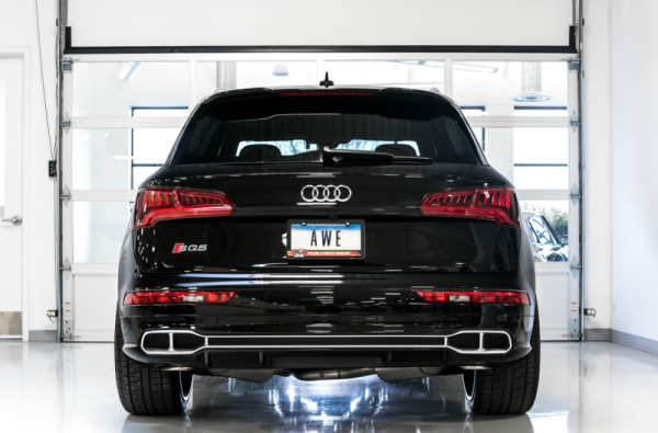 AWE Tuning Audi B9 SQ5 Non-Resonated Touring Edition Cat-Back Exhaust - No Tips (Turn Downs) Supply