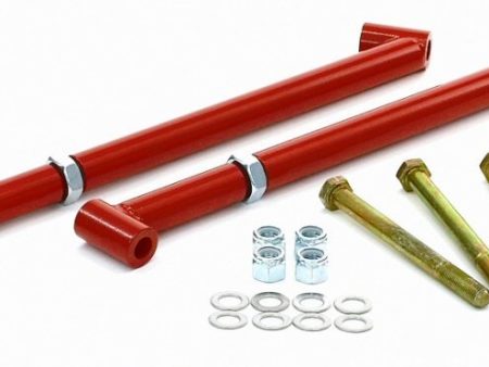 BMR 68-72 A-Body Control Arm Reinforcement Braces - Red For Discount