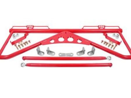 BMR 15-20 Ford Mustang Harness Bar - Red on Sale