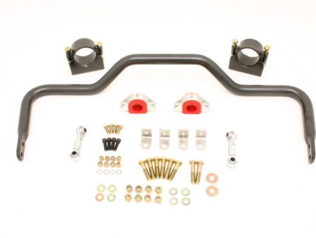 BMR 64-72 A-Body w  3in Axles Rear Solid 1.375in Xtreme Anti-Roll Bar Kit - Black Hammertone Supply