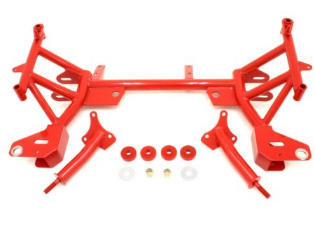 BMR 93-02 F-Body K-Member w  SBC BBC Motor Mounts and Pinto Rack Mounts - Red on Sale