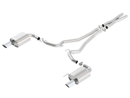 Borla Atak S Cat-Back 15-17 Ford Mustang GT 5.0L V8 MT AT 2.5in pipe 4in tip Online Hot Sale