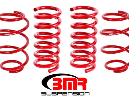 BMR 15-17 S550 Mustang Performance Version Lowering Springs (Set Of 4) - Red Supply