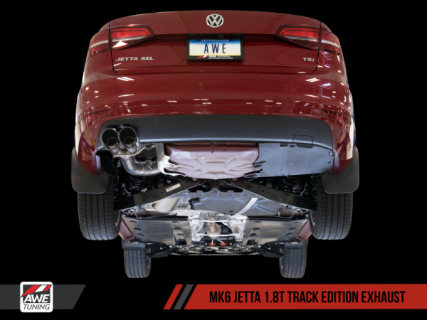 AWE Tuning Mk6 GLI 2.0T - Mk6 Jetta 1.8T Track Edition Exhaust - Polished Silver Tips For Cheap