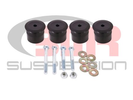 BMR 15-17 S550 Mustang Differential Bushing Kit (Aluminum) - Black Hot on Sale