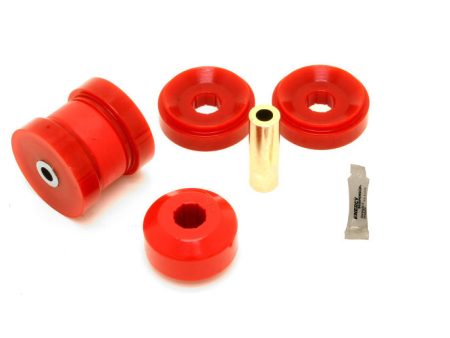 BMR 10-15 5th Gen Camaro Front Radius Rod Bushing Kit - Red Hot on Sale