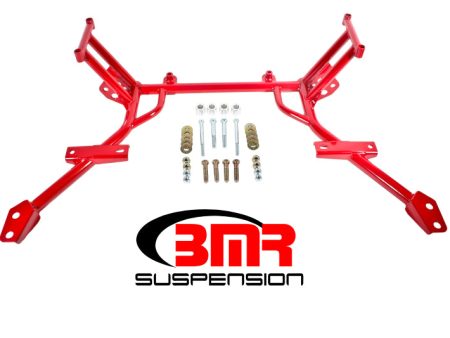 BMR 05-10 S197 Mustang K-Member w  No Motor Mounts and STD. Rack Mounts - Red Online