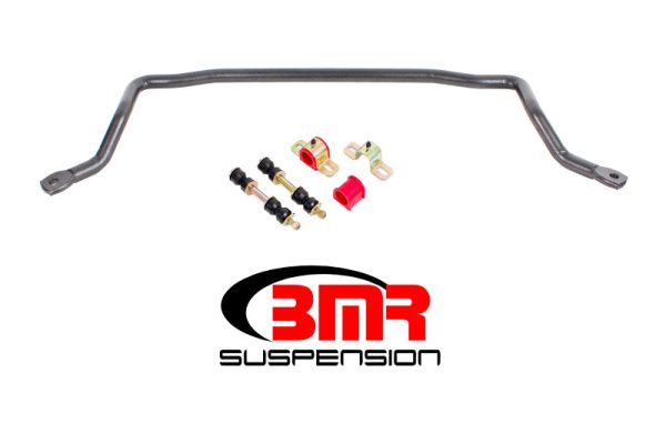 BMR 78-87 G-Body Front Solid 1.25in Sway Bar Kit w  Bushings - Black Hammertone Supply