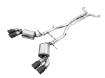 AWE Tuning 16-19 Chevy Camaro SS Res Cat-Back Exhaust -Touring Edition (Quad Diamond Black Tips) Online now