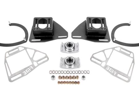 BMR Suspension 82-92 Chevy Camaro Caster Camber Plates w  Lockout Plates - Black Hammertone Online